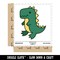 Sweet Kawaii Dinosaur Waterproof Vinyl Phone Tablet Laptop Water Bottle Sticker Set - 5 Pack